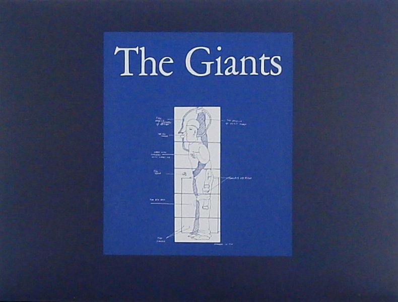Jose Luis Cuevas (b. 1933) Mexican: THE GIANTS, 1971, five color lithographs forming one Giant image, signed in pencil from the numbered edition 100, plus cover, sheets 18 x 30 ¼” (4) & 22 ½ x 30 ¼”, overall 76 ½ x 30 ¼”, cov
