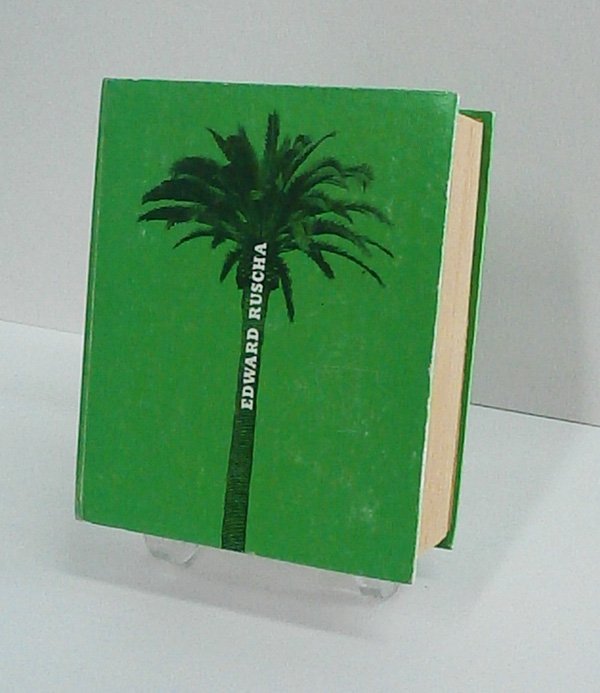 Ed Ruscha (b. 1937) American: EDWARD RUSCHA (Ed-werd Rew-shay) YOUNG ARTIST, 1972, photobook, 4 ½ x 3 ¾”, published by Minneapolis Institute of Arts, some separation at first and last pages at spine, some wear, paper aged, oth