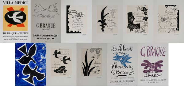 after Georges Braque (1882-1963) French (twenty-one) (1 of 4)