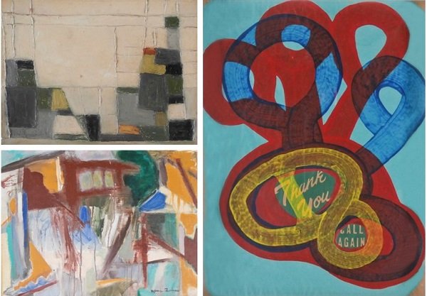 Contemporary Artists unidentified (three) (1 of 4)