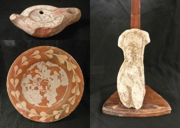 Decorative Arts: Ancient Pottery & Antique Statue (1 of 4)