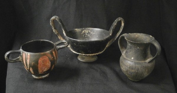 Decorative Arts: Greco-Roman Pottery (three) (1 of 4)