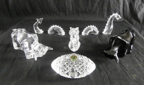 Decorative Arts: Baccarat (4) & Waterford (1) Crystal (1 of 3)