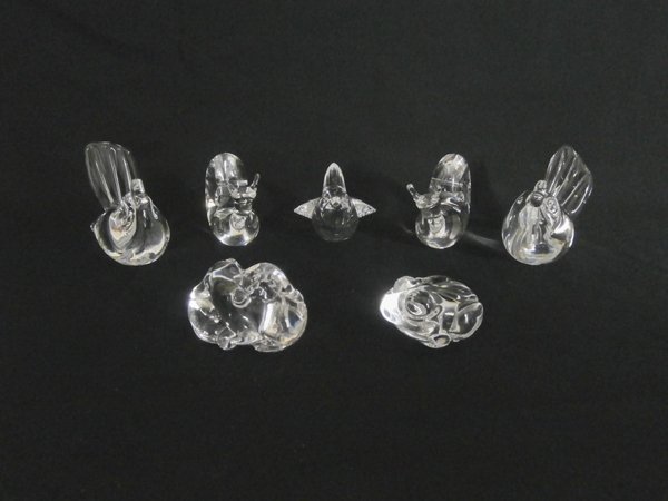 Decorative Arts: Steuben Glass Paperweights (seven) (1 of 6)