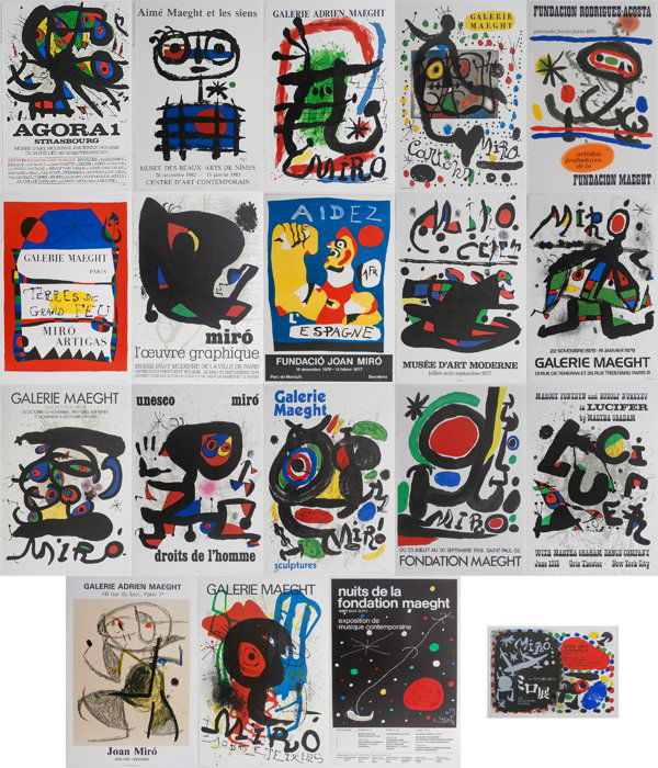 Joan Miro (1893-1993) Spanish (fifty) (1 of 6)