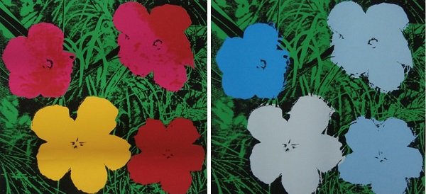after Andy Warhol (1928-1987) (2) & Joan Miro (three) (1 of 6)