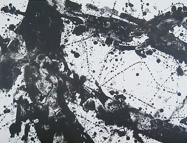 Sam Francis (1923-1994) California: SILVER FIELD (SF.182; L.165), 1973, lithograph signed in pencil, number 1 from the numbered edition 18, sheet 26 x 34 ”, printed by George Page, published by The Litho Shop with chop mark lower righ