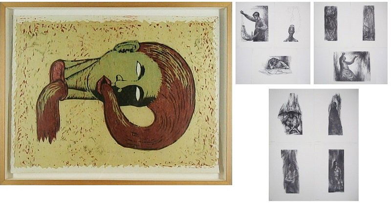 Alison Saar (b. 1956) & Charles White (1918-1979) (two) (1 of 5)