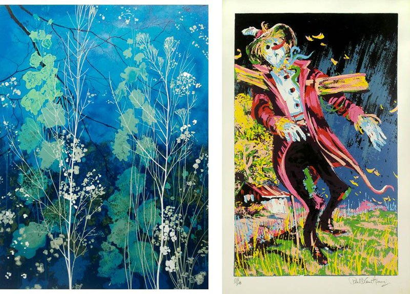 Eyvind Earle (1916-2000) Californian & Paul Blaine (1 of 3)