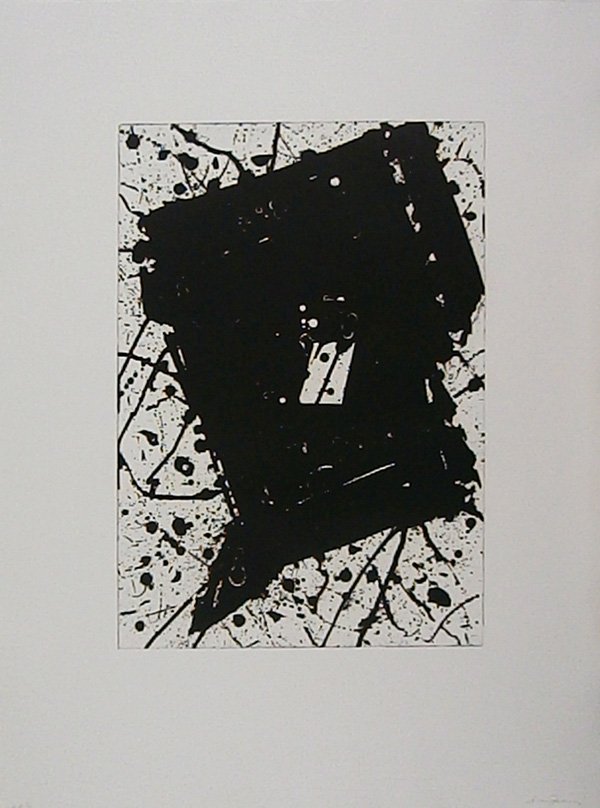 Sam Francis (1923-1994) California: VORSTELLUNG, (I.12; SFE.278), 1981, aquatint on Fabriano paper, signed in pencil, numbered 5/10 from the edition 10 artist’s proofs aside from the numbered edition of 40, image 24 x 18”, sheet 37