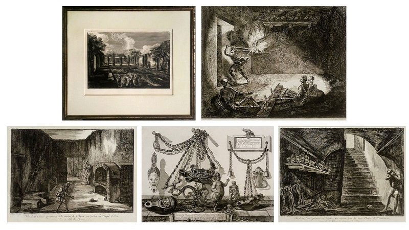 Francesco Piranesi (1756-1810) Italian (five) (1 of 6)