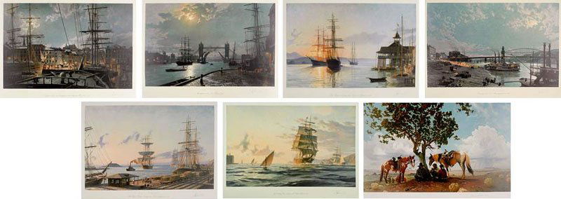 John Stobart (b. 1929) (6) & Ralph Brownell McGrew (1 of 8)