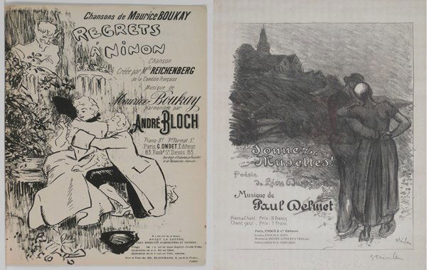 Theophile Steinlen (1859-1923) Swiss (two) (1 of 3)