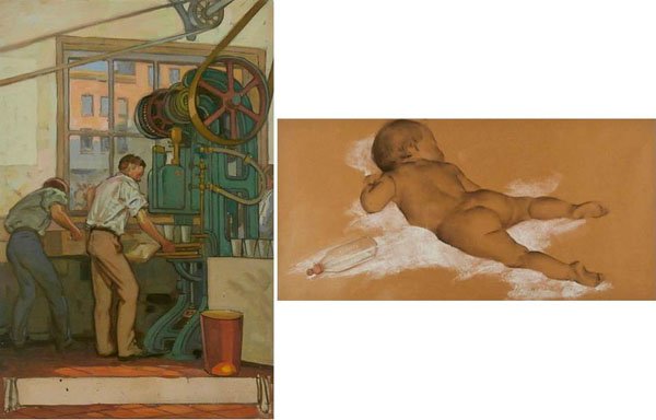 Illustration Artists unidentified  (two) (1 of 4)