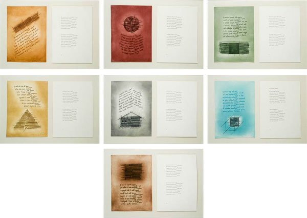 Italian contemporary etchings   (seven) (1 of 2)