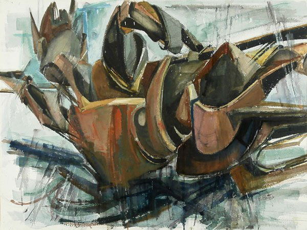 Katherine Porter  (b. 1941) Cedar Rapids (1 of 2)