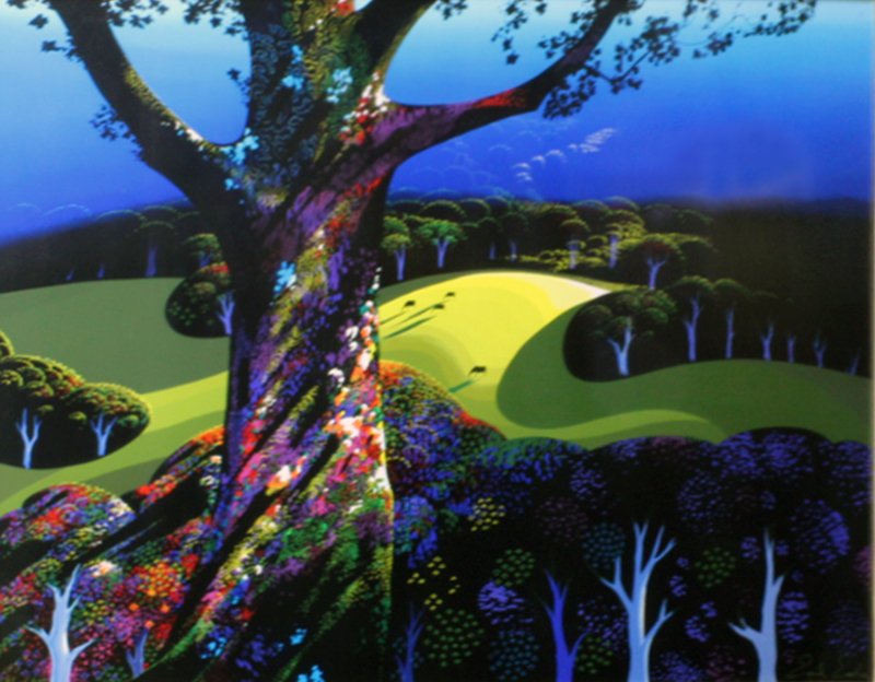 Eyvind Earle (1916-2000) California (1 of 2)
