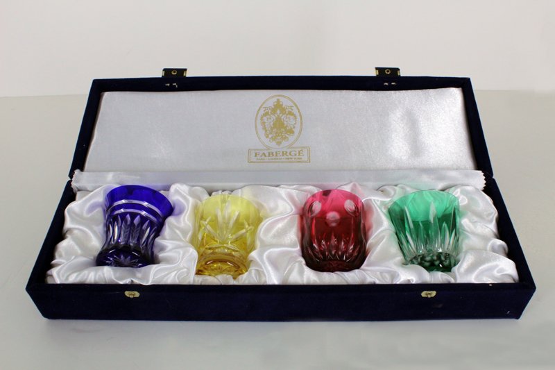 Faberge glass set (1 of 2)