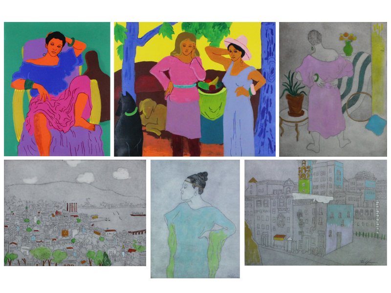 Sidney Hefman (1926-2010) California (six) (1 of 8)