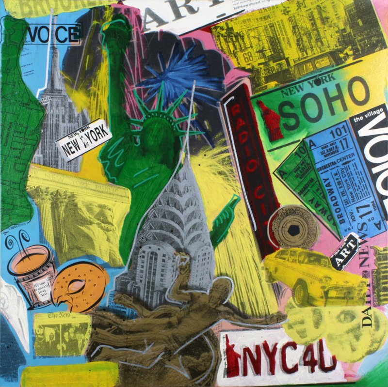 Steve Kaufman (1960-2010) New York (1 of 1)