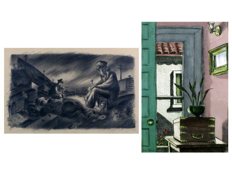 James Sherman (1906-1989) Kansas City/New York (two) (1 of 4)