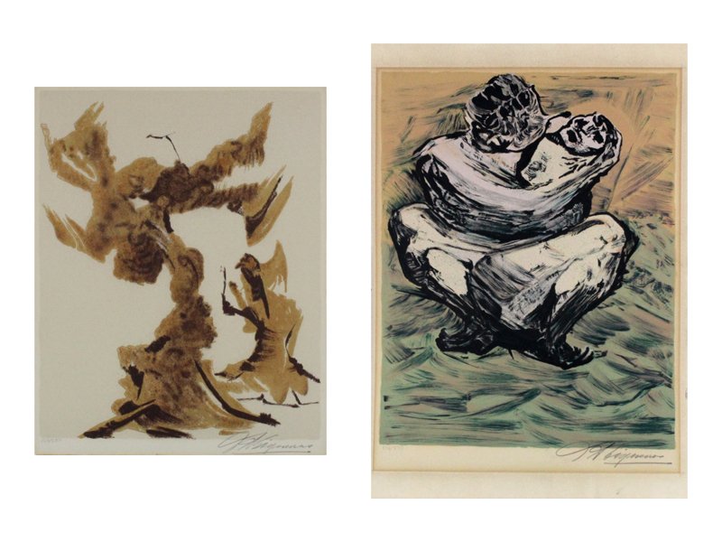 David Siqueiros (1896-1974) Mexican (two) (1 of 4)