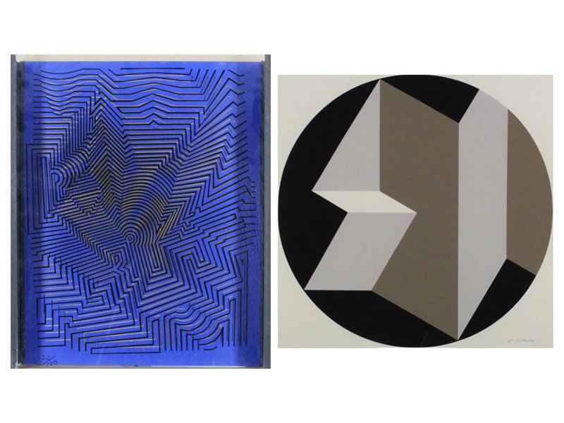 Victor Vasarely & Rinaldo Palluzzi (two) (1 of 4)