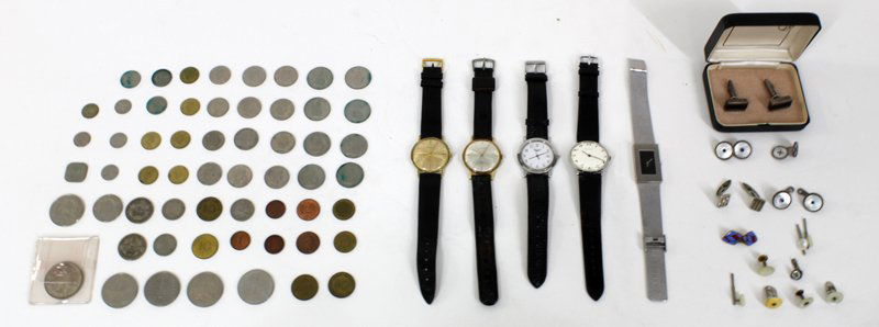 Men’s Watches & Jewelry & 20th Century foreign coinage (1 of 4)