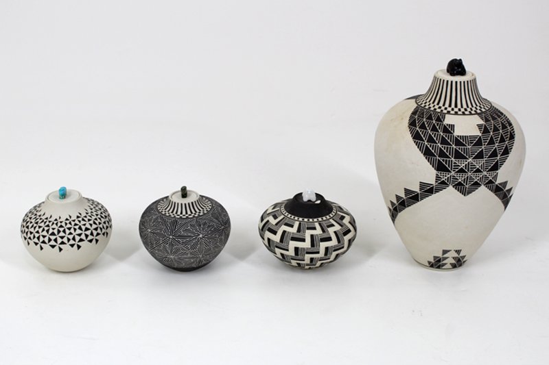 Acoma Pottery (four) (1 of 5)