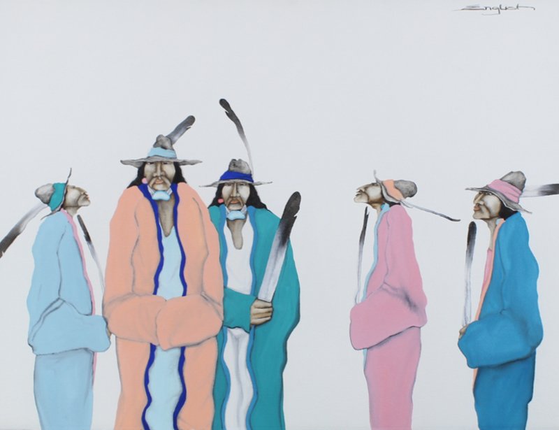 Sam English (b. 1943) New Mexico/ Native American (1 of 2)