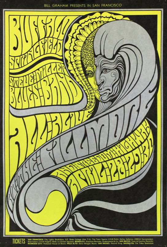 1960’s Psychedelic Rock n Roll poster: (1 of 2)