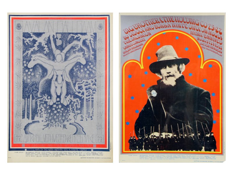 1960’s Psychedelic Rock n Roll posters: (1 of 5)