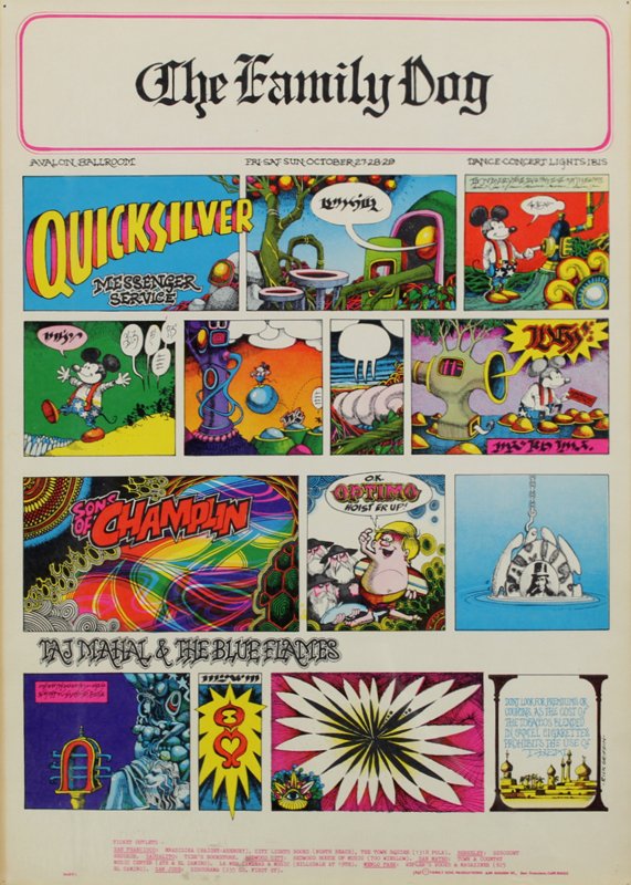 1960’s Psychedelic Rock n Roll poster: (1 of 2)