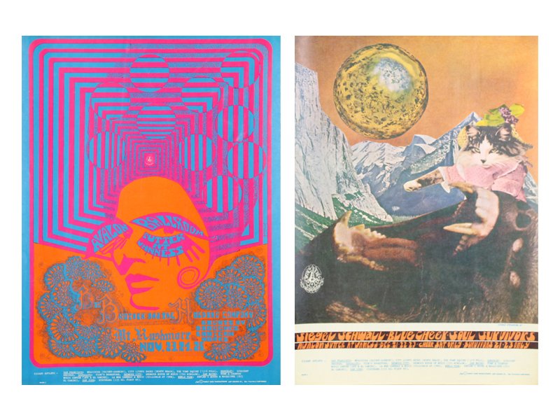 1960’s Psychedelic Rock n Roll posters: (1 of 5)