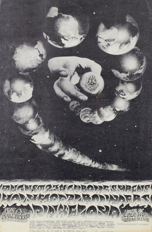 1960’s Psychedelic Rock n Roll poster: (1 of 2)