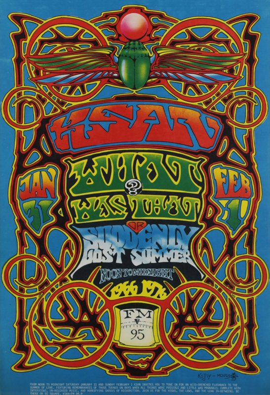 1960’s Psychedelic Rock n Roll poster: (1 of 2)