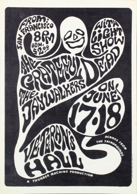 1960’s Psychedelic Rock n Roll poster: (1 of 2)