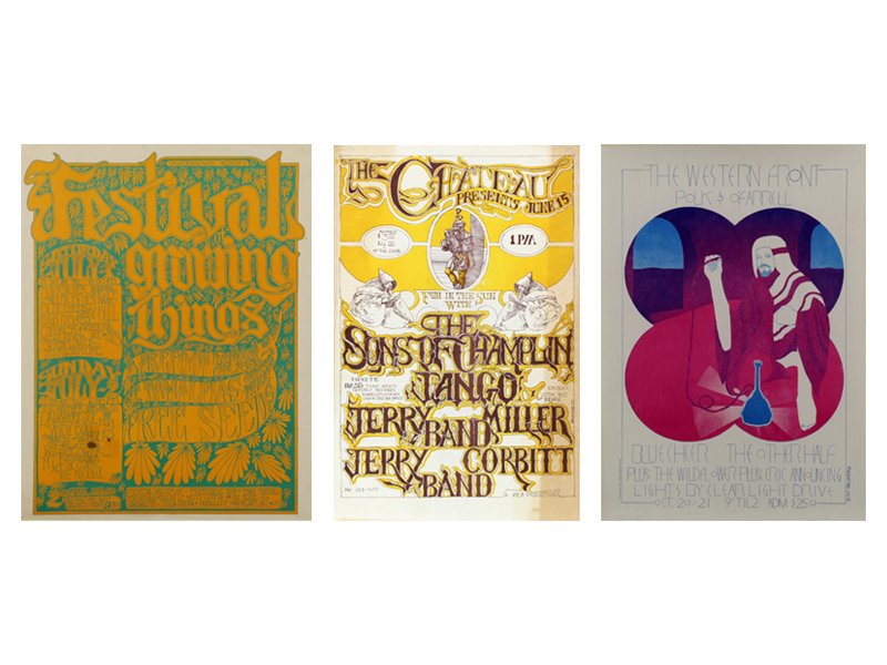 1960’s Psychedelic Rock n Roll posters: (1 of 7)