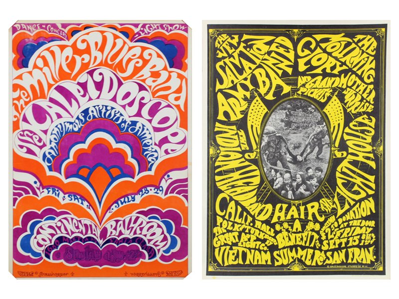 1960’s Psychedelic Rock n Roll posters: (1 of 5)