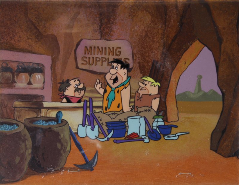 Vintage Flinstones: Hanna Barbera Studios (1 of 1)