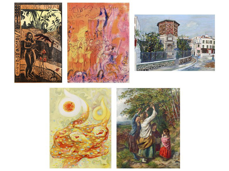 after Paul Gauguin (1848-1903) French & others (five) (1 of 6)