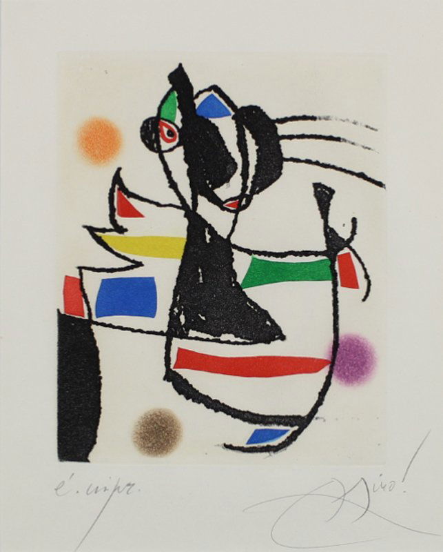 Joan Miro (1893-1983) Spanish (1 of 2)