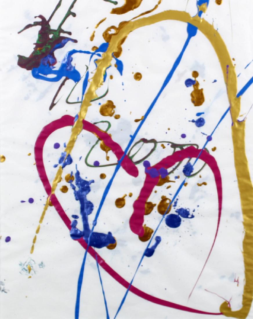 Dale Chihuly (b. 1941) Washington: UNTITLED, acrylic painting on paper, sight 23 ½ x 18 ½”, framed, in apparently good studio condition.