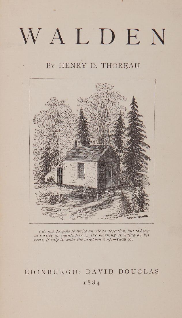 Thoreau (Henry David) - Walden, (1 of 1)