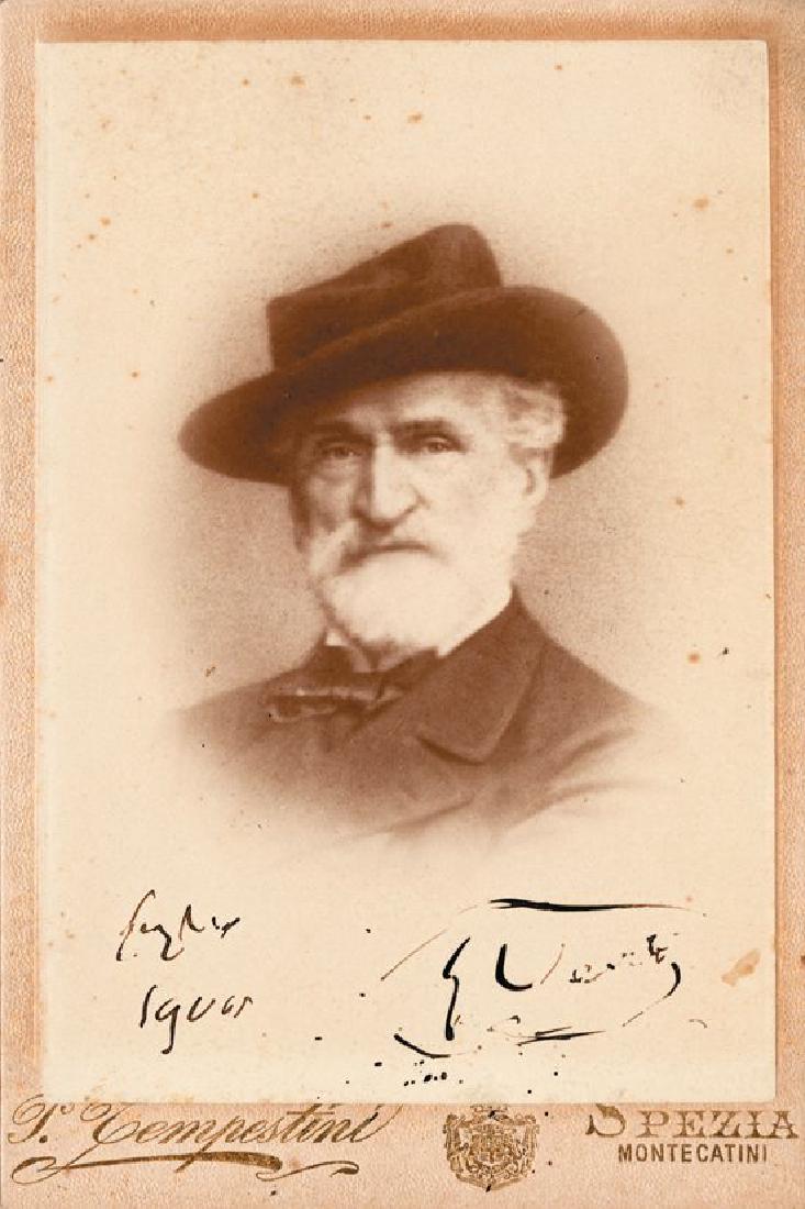 Verdi  (Giuseppe) - Albumen carte de visite by Pietro (1 of 1)
