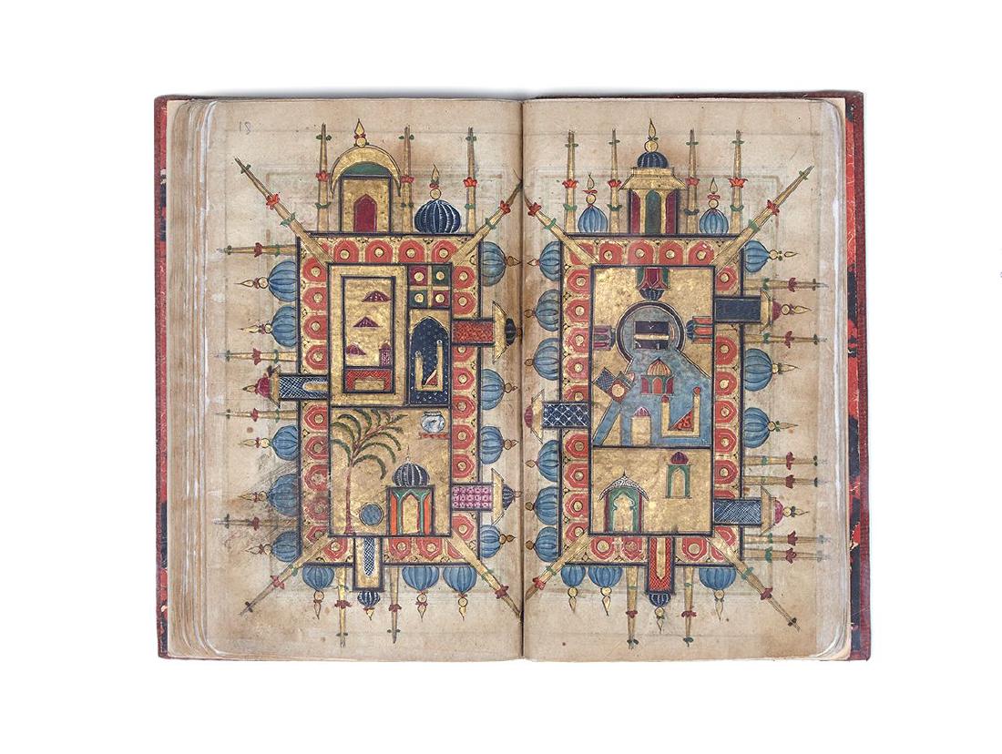 A fine Kashmiri Dala'il al-Khayrat , in Arabic (1 of 2)