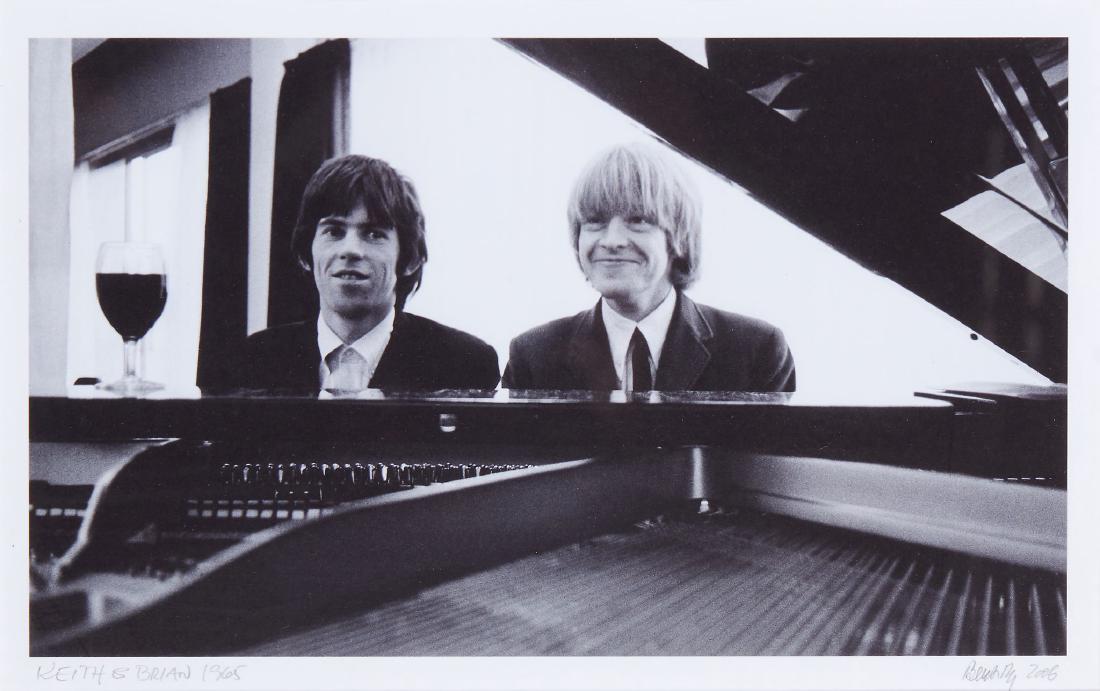 Bent Rej (1940-2016) - Keith and Brian, 1965: Lambda print, signed, titled, dated and annotated in pencil in the margin, 21.2 x 35.5cm (8 1/4 x 14in)