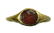 616C: Gold & Garnet Roman Ladies Intaglio Ring, 2nd cen