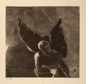 Baudelaire.Fleurs du Mal,ill.Redon,1/150,1923: Baudelaire (Charles) Les Fleurs du Mal: Interprétations par Odilon Redon,number XXII of 50 hors commerce copies, from an edition limited to 150, no text, 9 plates by Redon, each numbered at fo