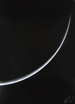 Robert Longo (b.1953) untitled (uranus): Robert Longo (b.1953) untitled (uranus)offset lithograph printed in colours, 2005, signed and dated in silver ink, on smooth wove paper, the full sheet printed to the edges, in good condition,